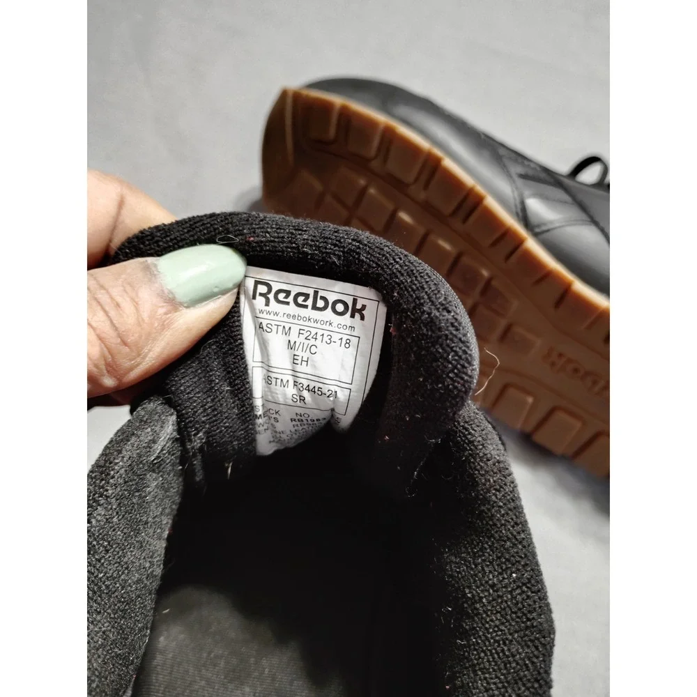 EUC‎ Reebok Unisex M 8.5/WM 10.5 Composite Toe Metal Free Work Shoe RB1983 Comfy